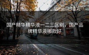国产精华精华液一二三区别，国产品牌精华液哪款好